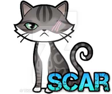 Scar Clipart Tiger Claw - Tiger (400x352), Png Download