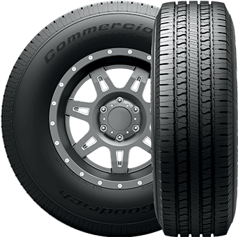 Tire Bfgoodrich Commercial T/a All-season - Bfg Mud Terrain Km2 ...