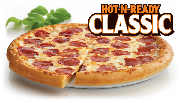 354kib, 600x344, Menu-peppizza - Little Caesars Hot N Ready Pizza Logo (600x344), Png Download