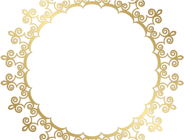 Decorative Line Gold Clipart Png (640x480), Png Download