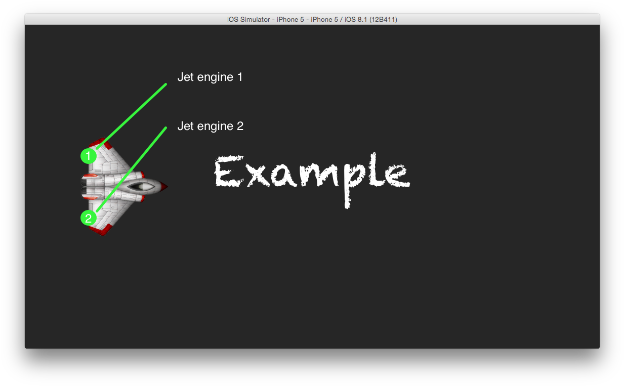 I'm Trying To Use Two Points On A Spaceship To Create (1248x774), Png Download