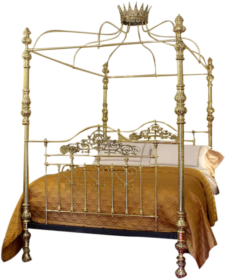 Four-poster Bed Png Free Download (915x915), Png Download