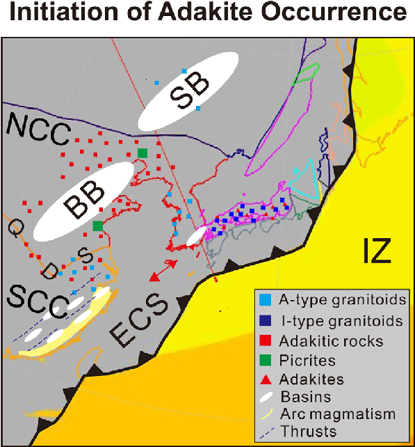 Ma With The Cretaceous Tectonomagmatism Plotted On (731x675), Png Download