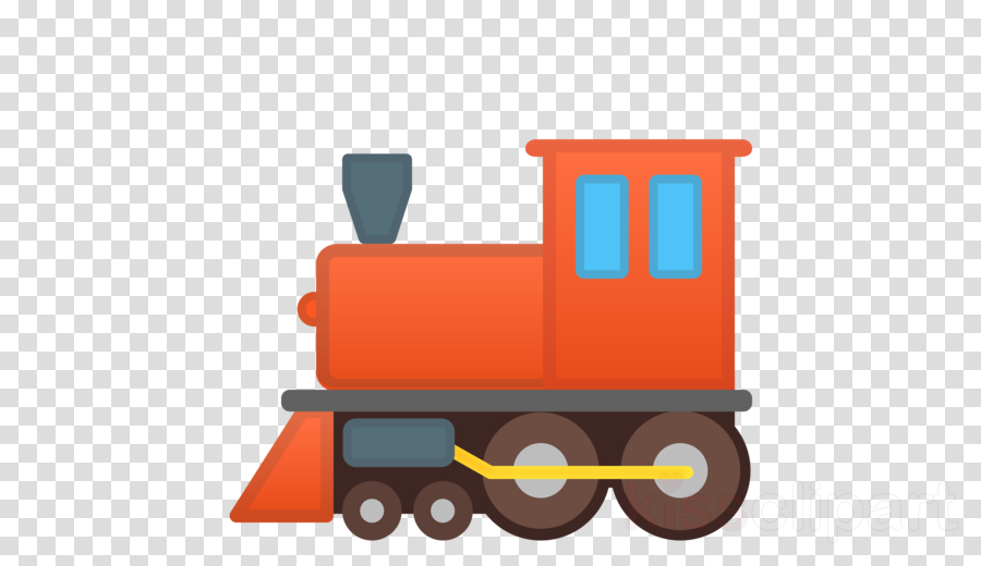 Locomotive Emoji Clipart Train Rail Transport Locomotive (900x520), Png Download