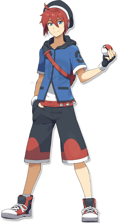 Pokemon Battle Template Lovely Kevin S Goal Is To Be (414x778), Png Download