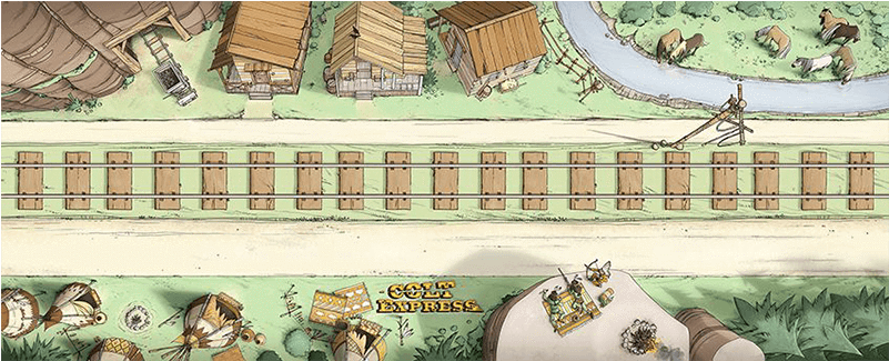 Colt Express Playmat (800x800), Png Download