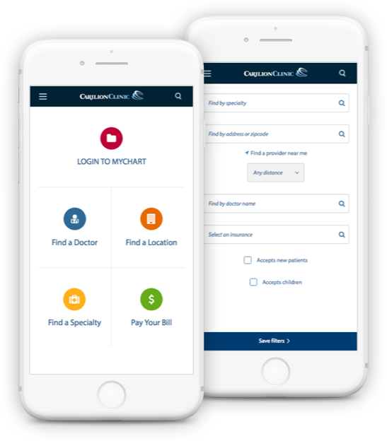 Carilion Clinic Website (547x624), Png Download