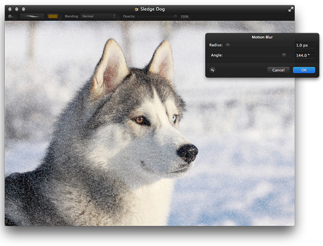 To Add A Motion Effect To The Snow, Double-click The (660x504), Png Download