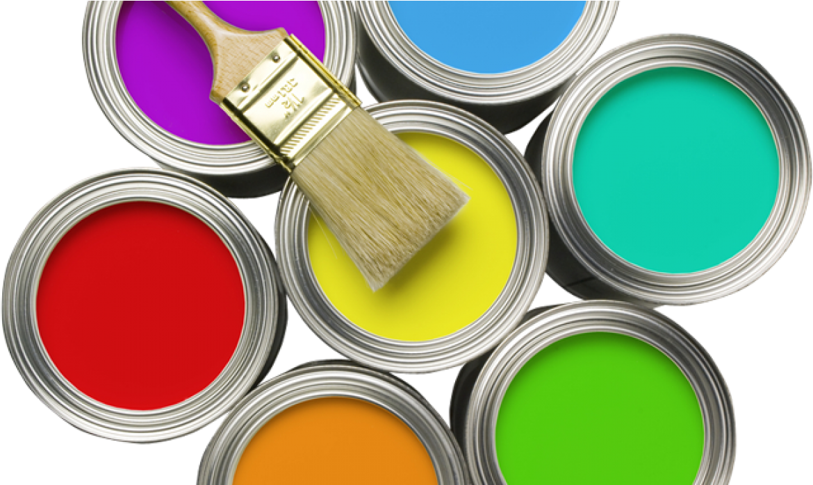 Different Color Paintcans (1240x698), Png Download