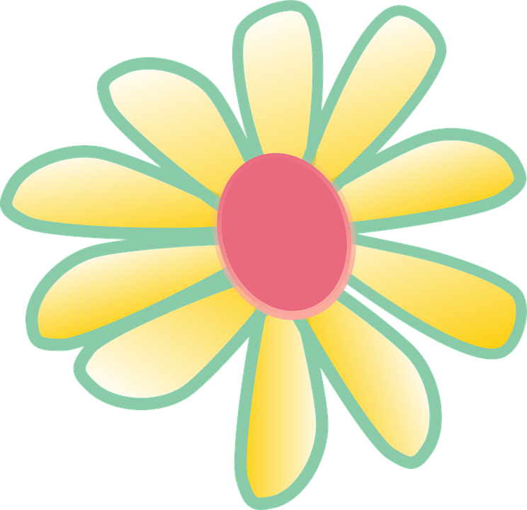 Daisy Clipart Bunga (744x720), Png Download