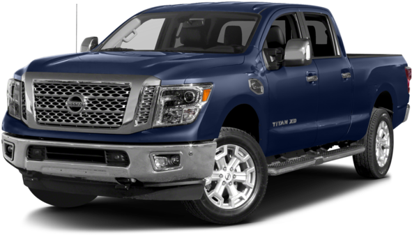 2017 Nissan Titan Xd Gas Crew Cab Sl Side Front View (640x480), Png Download