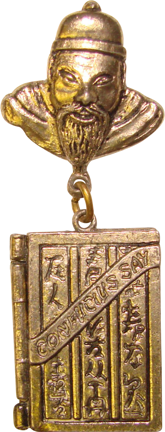 Awesome Confucius Say Little Nemo Locket With Sayings (1437x1437), Png Download