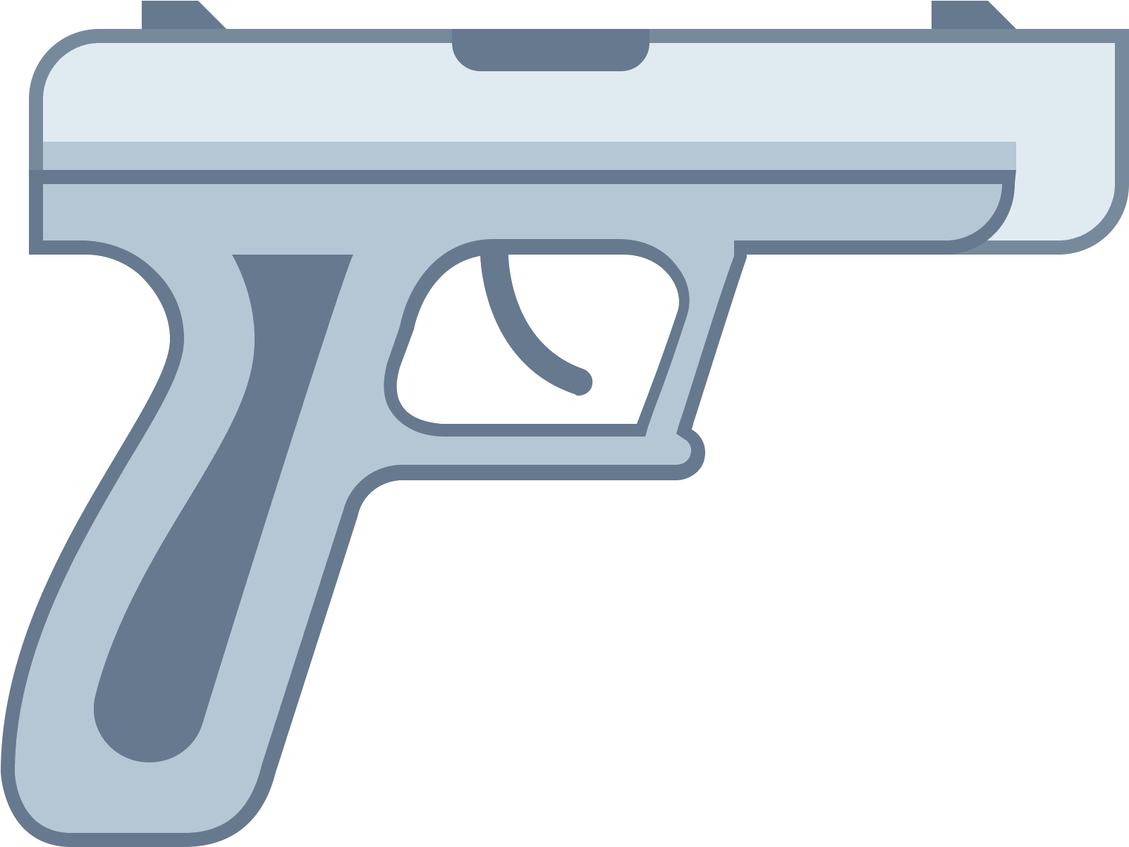 Gun Icon (1600x1600), Png Download