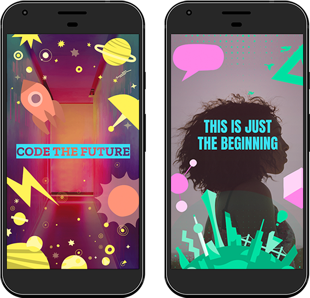 Google And Snapchat Team Up On Geofilter Coding Contest (750x664), Png Download