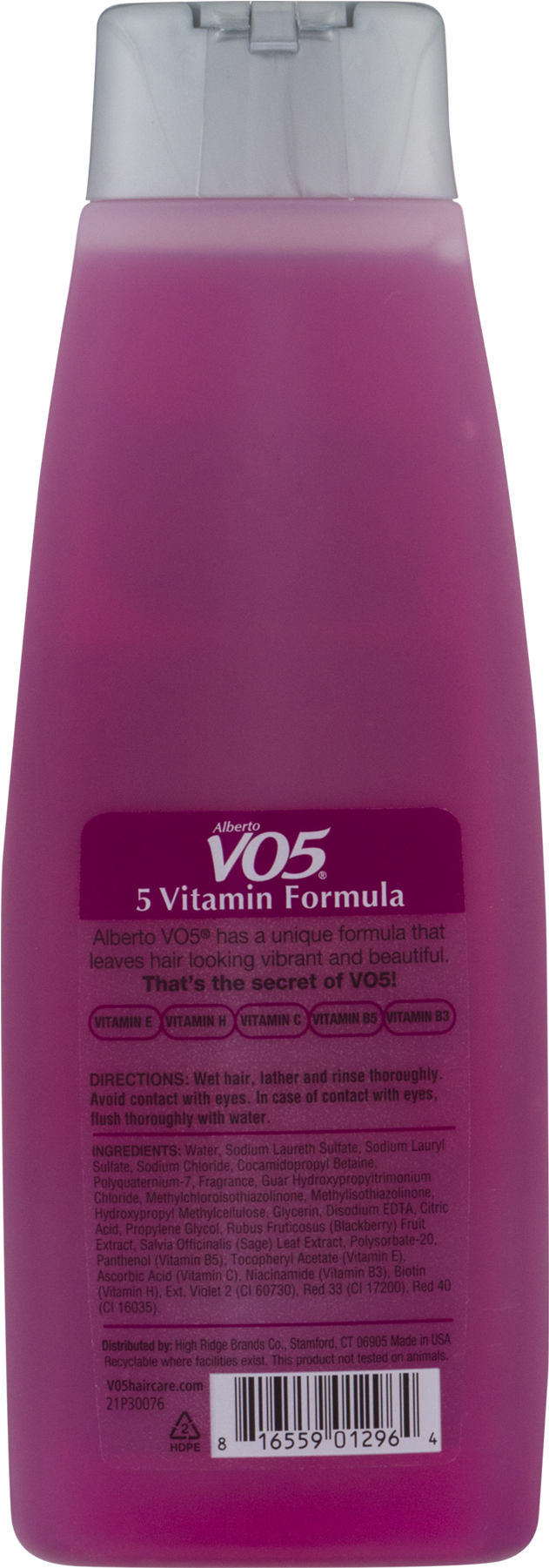 Alberto Vo5 Tea Therapy Revitalizing Shampoo, Blackberry (1800x1800), Png Download