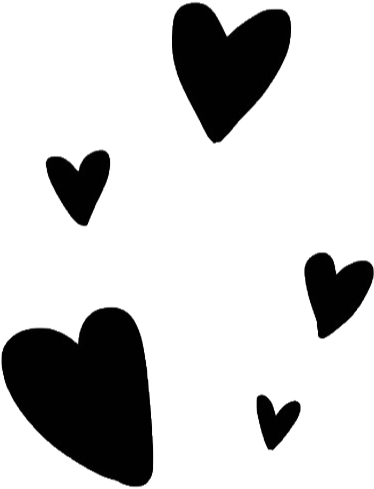 Black Overlay Png Tumblr Editing Needs Cute Hearts Full Size Png Download Seekpng