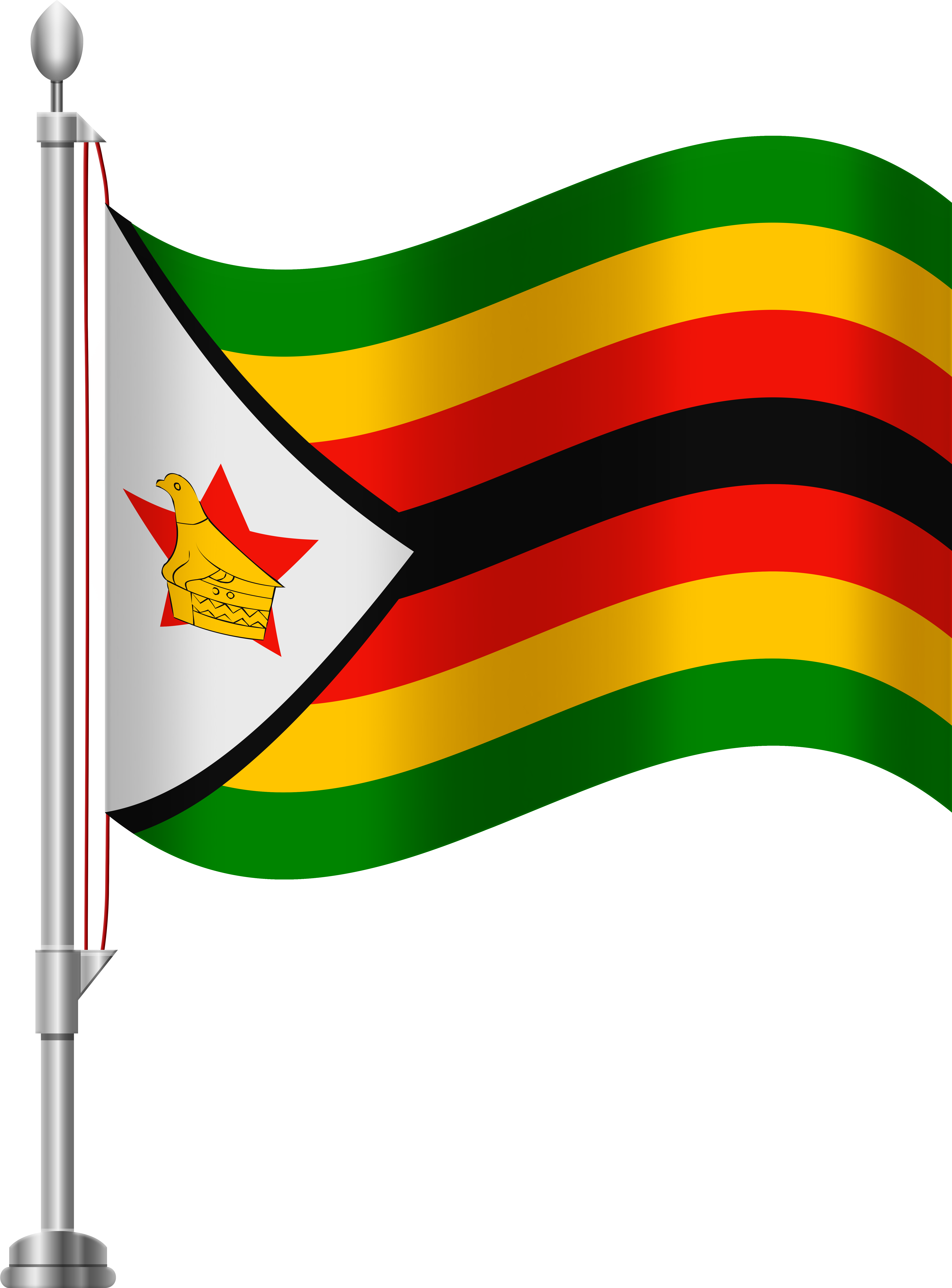 Zimbabwe Flag Png Clip Art (6141x8000), Png Download
