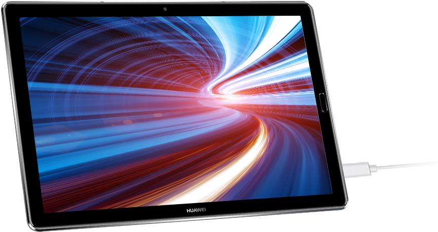 Huawei Mediapad M5 Pro Fast-charging (1023x469), Png Download