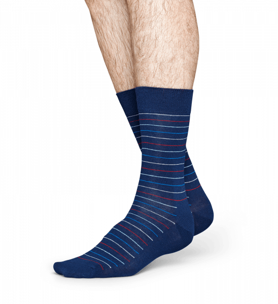 Thin Stripe Sock (548x600), Png Download