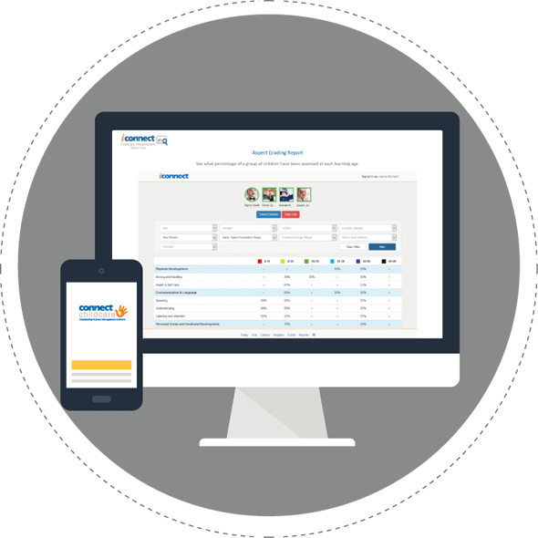 Iconnect Online Learning Journal In Grey Circle (590x590), Png Download