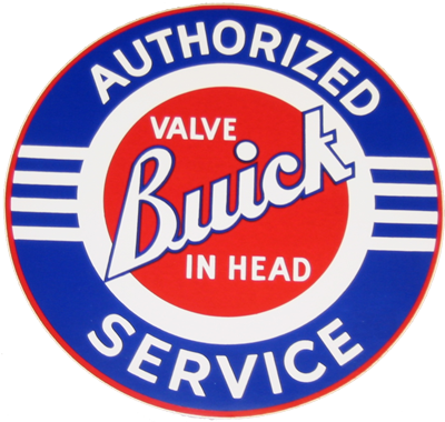 Buick Authorized Service Decal 5" - Old Buick Logo (400x380), Png Download