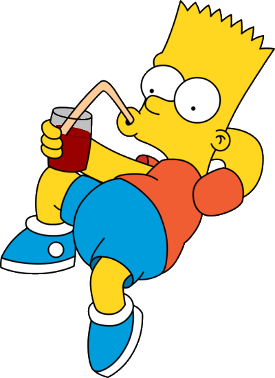 Share This Image - Bart Simpson Png (400x550), Png Download