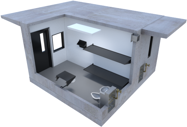 Rear Chase02 Thumbnail Image - Prison (612x448), Png Download