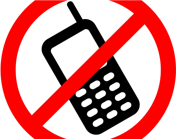 Jail Cell Free Download - No Phones Safety Sign (640x480), Png Download