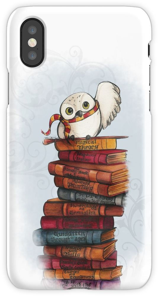 Hedwig Iphone X Snap Case - Harry Potter Hedwig Bookmark (750x1000), Png Download