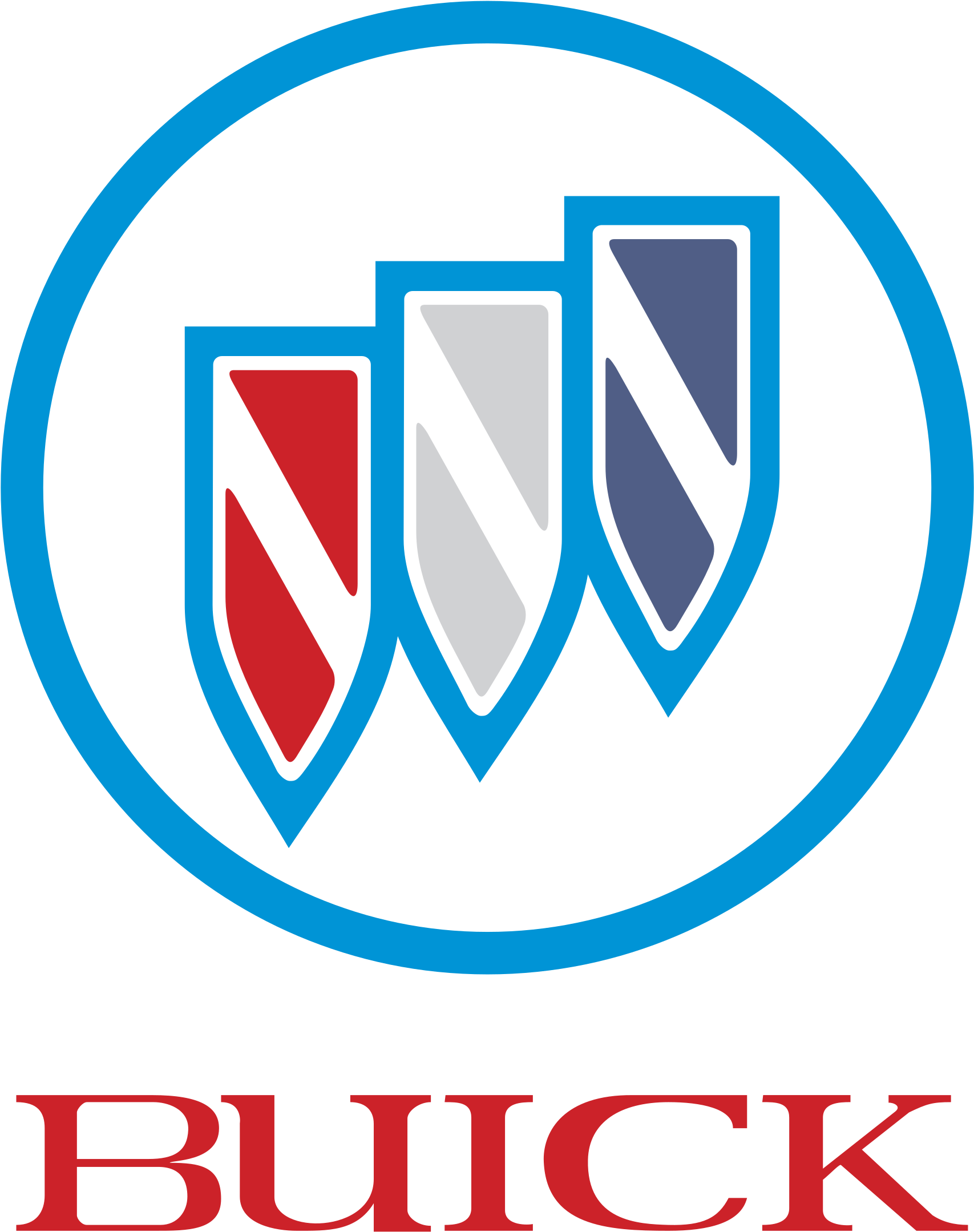 Buick 01 Logo Png Transparent - Buick Logo Black And White (2400x2400), Png Download
