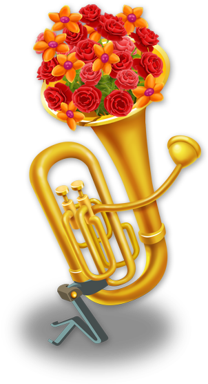 Tuba - Trumpet (565x565), Png Download