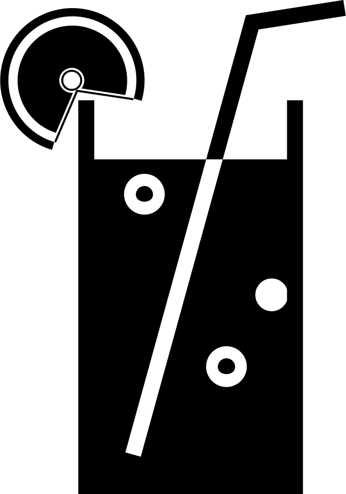 Soda Drink With A Lemon Slice Comments - Drink (688x980), Png Download