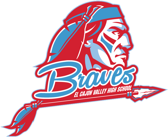 El Cajon Valley Braves - El Cajon Valley High School Mascot (756x636), Png Download