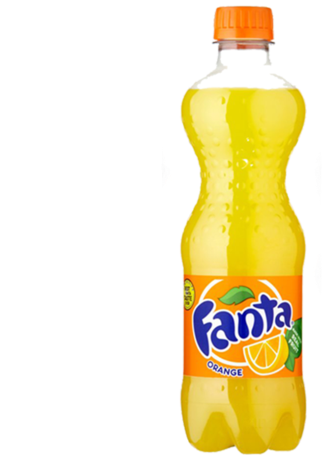 Fanta Orange 350ml Pet 6 Pack - Fanta Bottle (1000x1000), Png Download