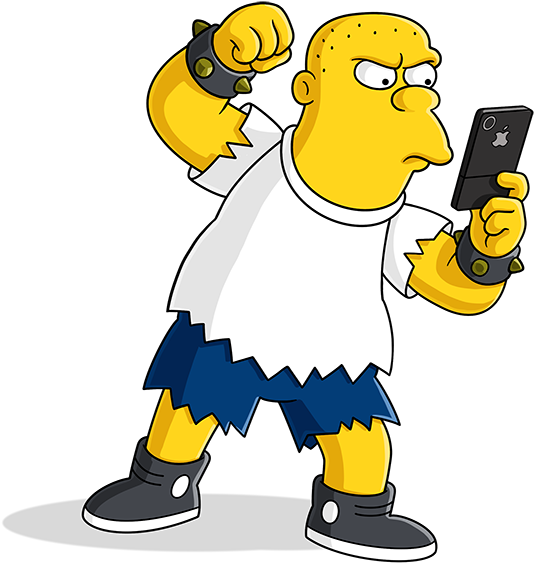 Kearney Zzyzwics World On Fxx - Simpsons Kearney Zzyzwicz Mom (550x960), Png Download