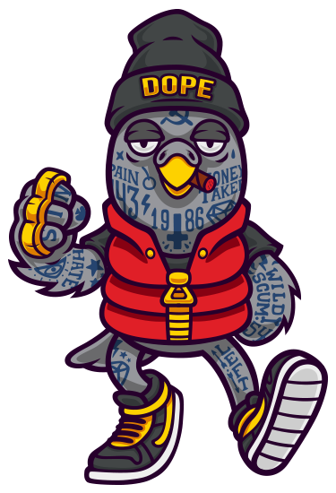 Thank You - Dope Cartoon Transparent (600x579), Png Download