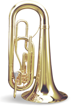 Tama By Kanstul Ktb44l Bbb 4/4 Marching Tuba - Tama By Kanstul Ktb44 Series 3-valve 4/4 Marching Bbb (300x458), Png Download