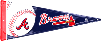 Atlanta Braves Pennant - Atlanta Braves Wincraft 30" X 60" Beach Towel (400x400), Png Download