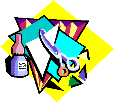 Arts And Crafts - Arts And Crafts Clip Art (395x360), Png Download