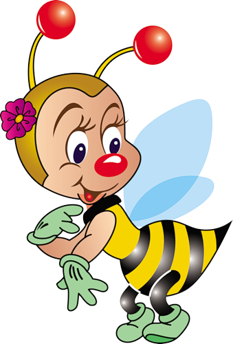 Bee Pictures - Vector Graphics (339x500), Png Download