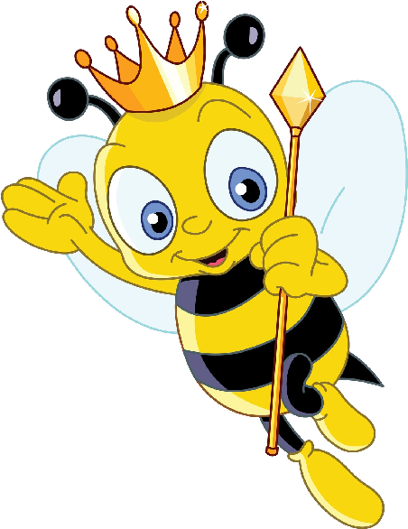 Picture Black And White Stock Abeilles Abeja Abelha - Cute Bee Cartoon (600x600), Png Download