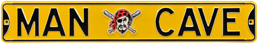 Pittsburgh Pirates “man Cave” Authentic Street Sign - Man Cave Pittsburgh Pirates Street Sign (500x500), Png Download