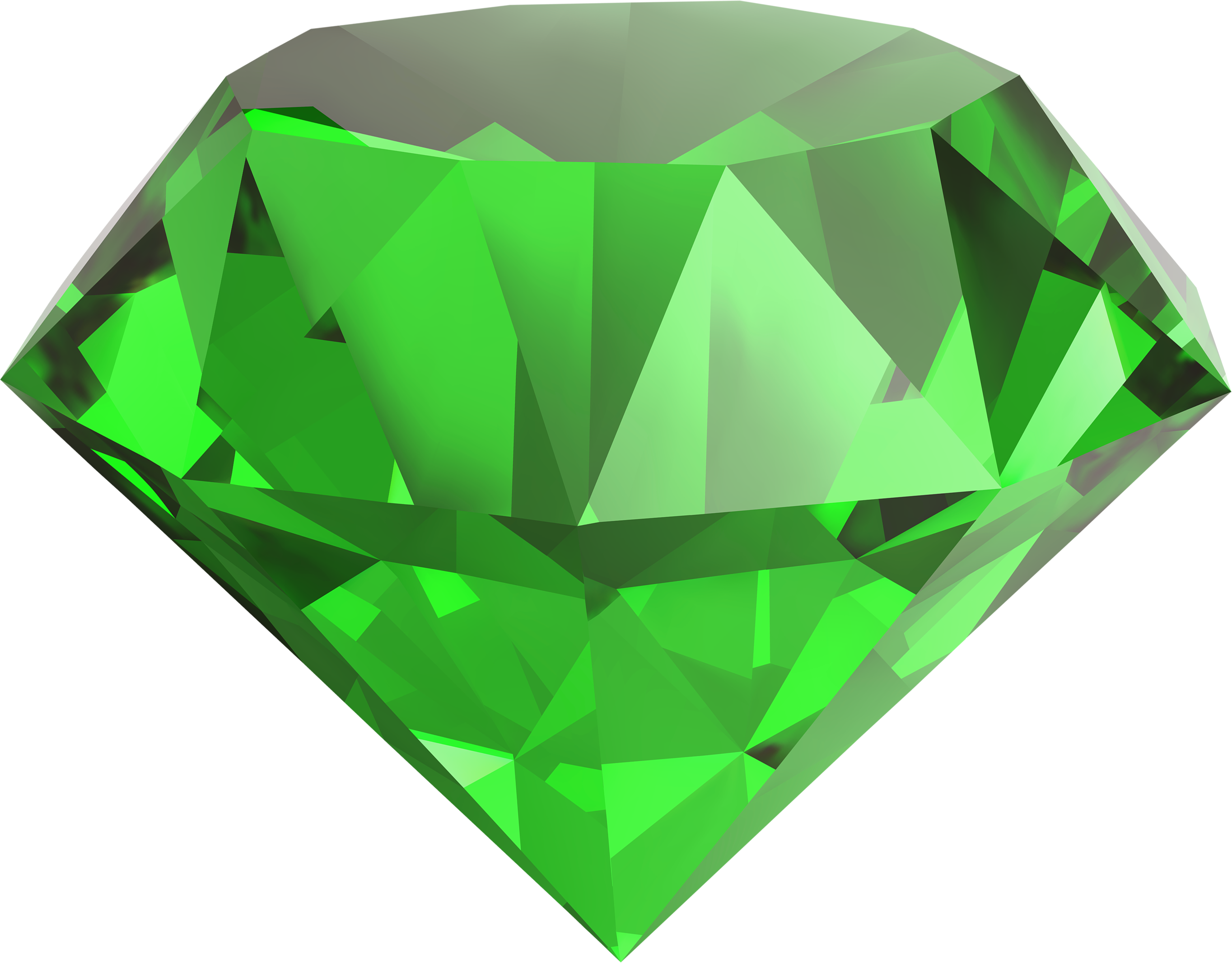 Diamond Emerald Png Image - Emerald Png (2728x2132), Png Download