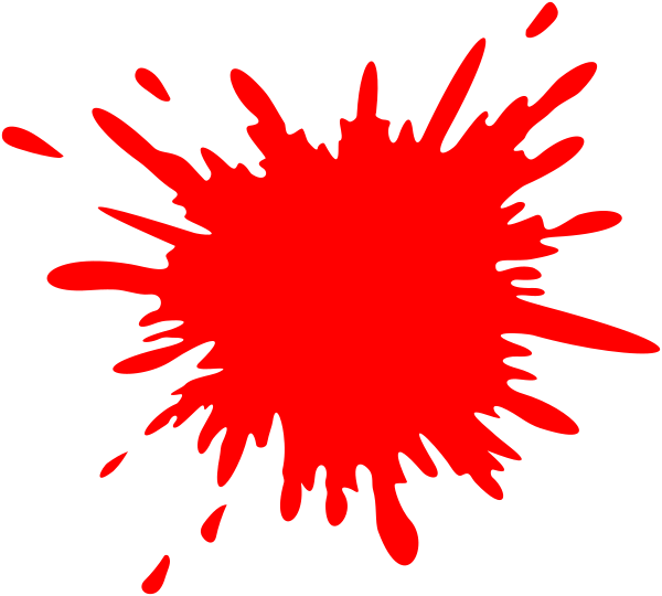 Red Paint Tumblr - Mancha De Pintura Rojo (600x540), Png Download