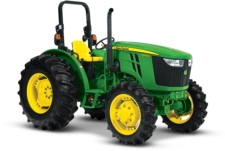 5 Family - Tractor John Deere 5055e (750x600), Png Download