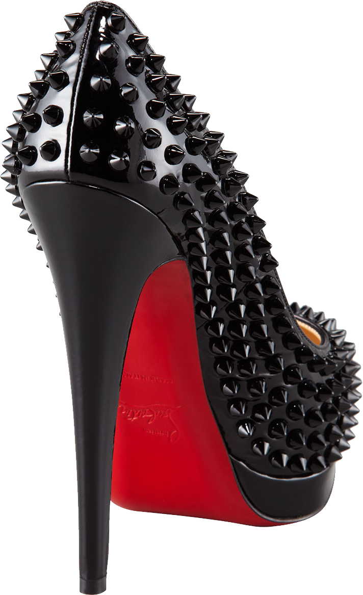 black red bottoms with spikes
