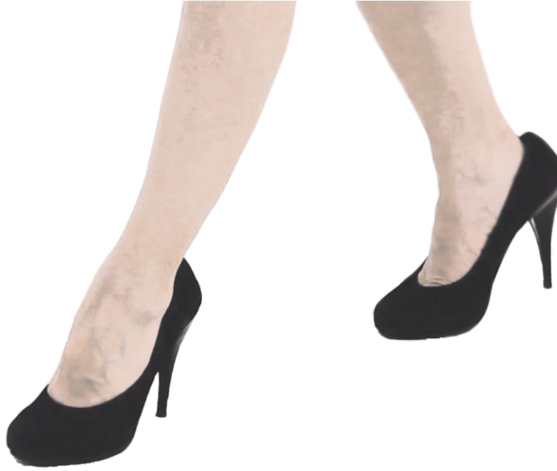 The Low Down On High Heels - High-heeled Shoe (800x662), Png Download