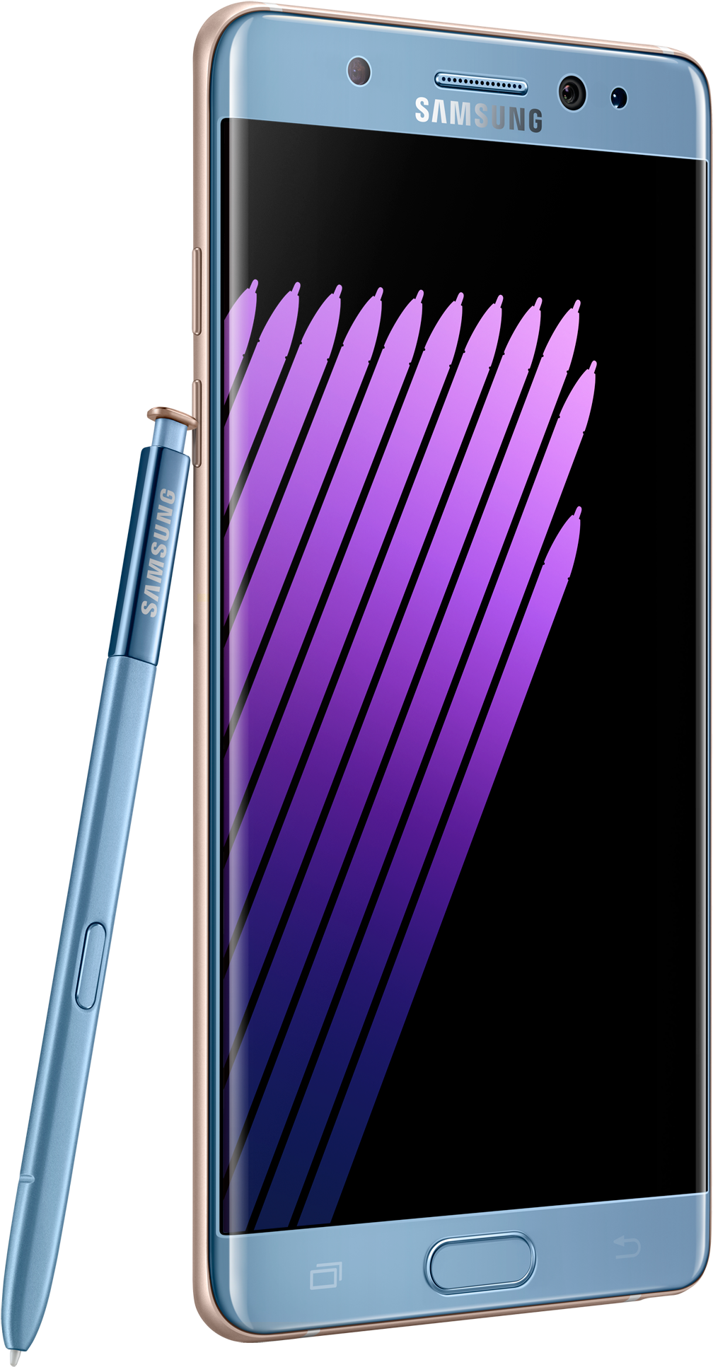 Here's An Early Look At Samsung's Big New Galaxy Phone - Note 7 Blue Coral (3000x2000), Png Download
