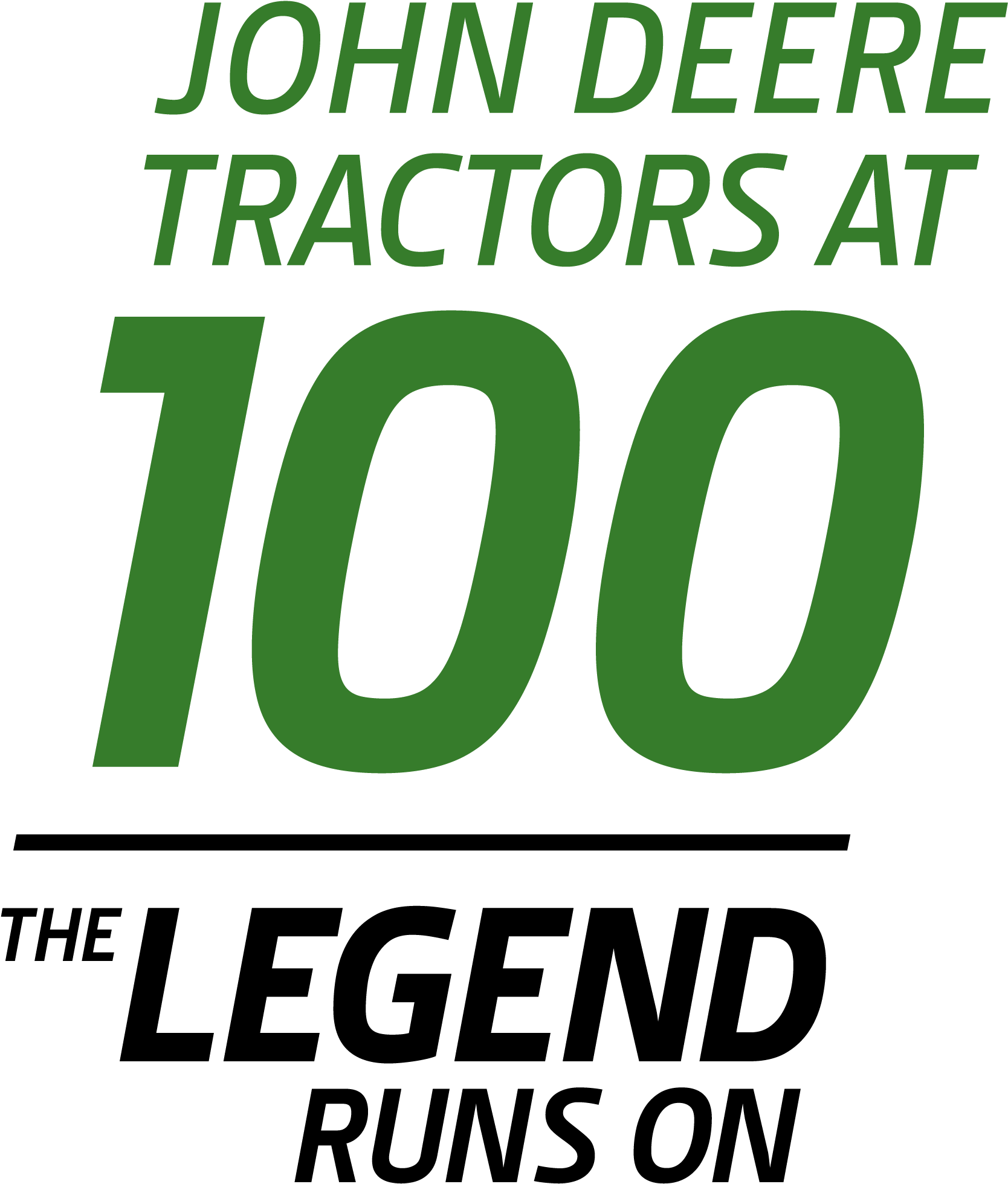In Pictures Celebrating 100 Years Of John Deere Tractors - John Deere 100 Years (2170x2458), Png Download