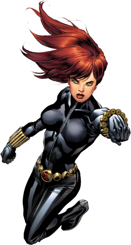 For Those Still Unfamiliar With The Black Widow , Here's - Black Widow Comic Png (360x502), Png Download